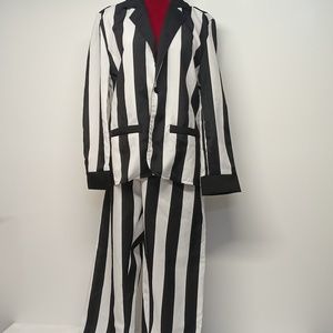 Spirit Halloween Beetlejuice suit costume men's size M (38-40) jacket and pants